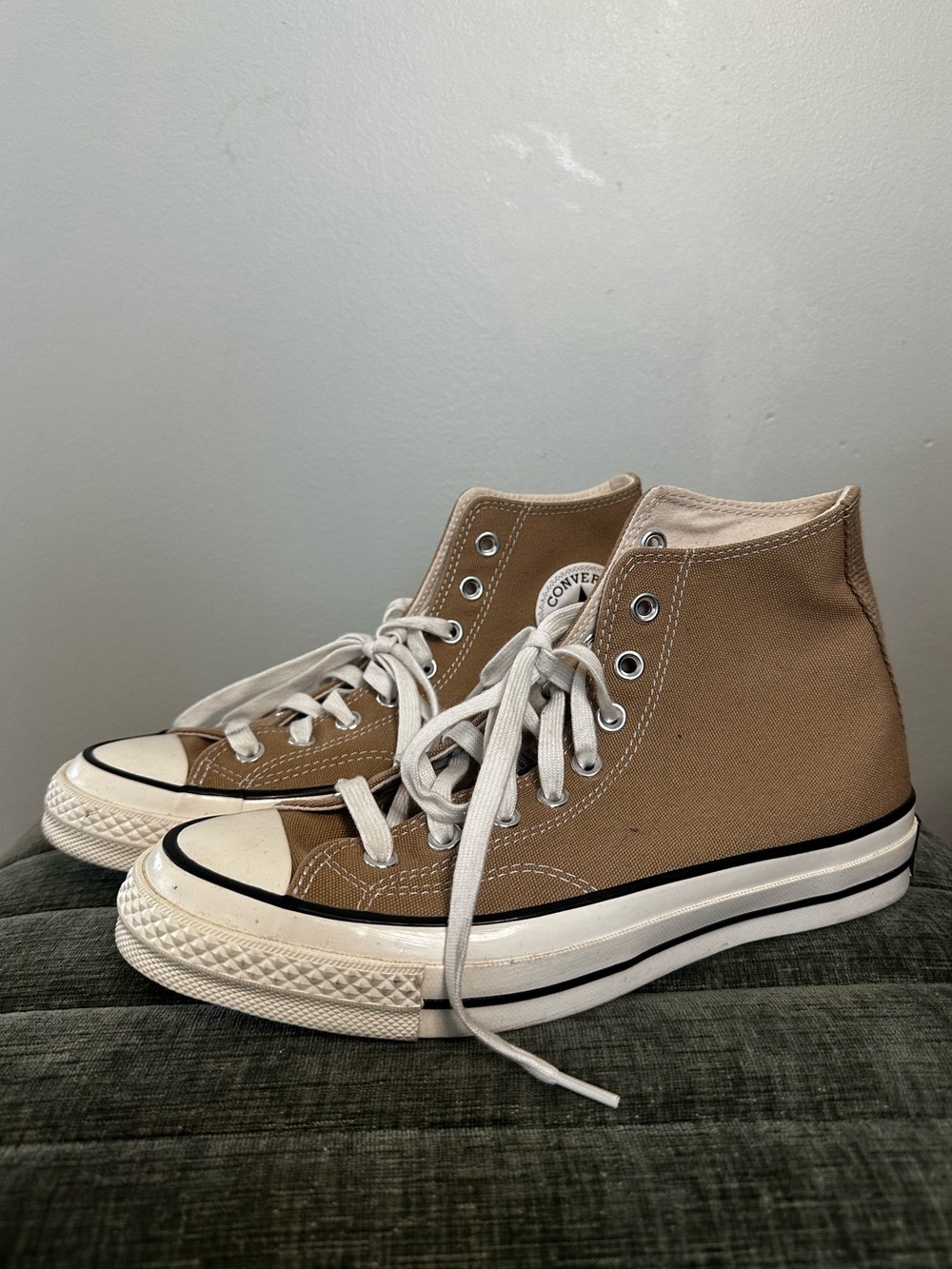 Converse Chuck 70 High Top Brown Tan Sneakers Women’s 9 Men’s 7